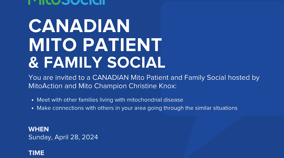 April Canadian MitoSocial