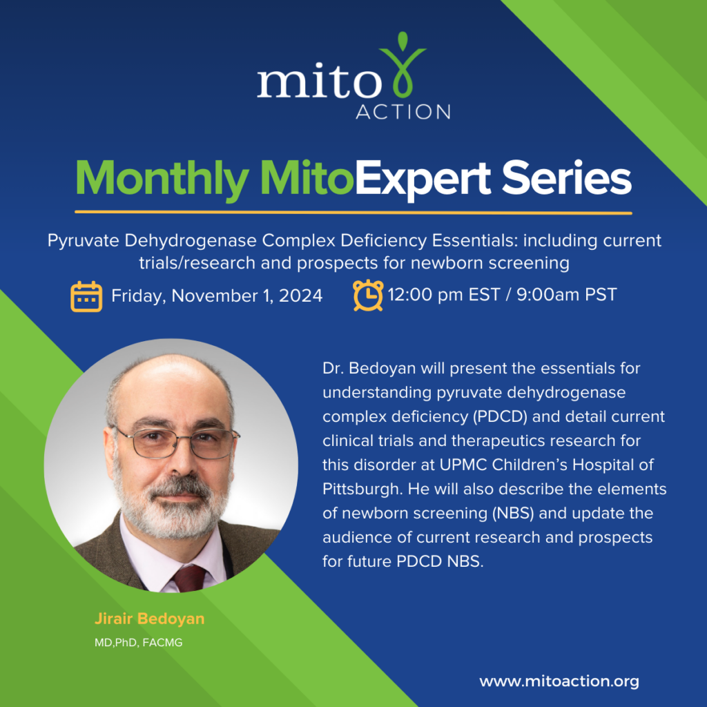 Expert Series: Pyruvate Dehydrogenase Complex Deficiency Essentials: including current trials/research and prospects for newborn screening